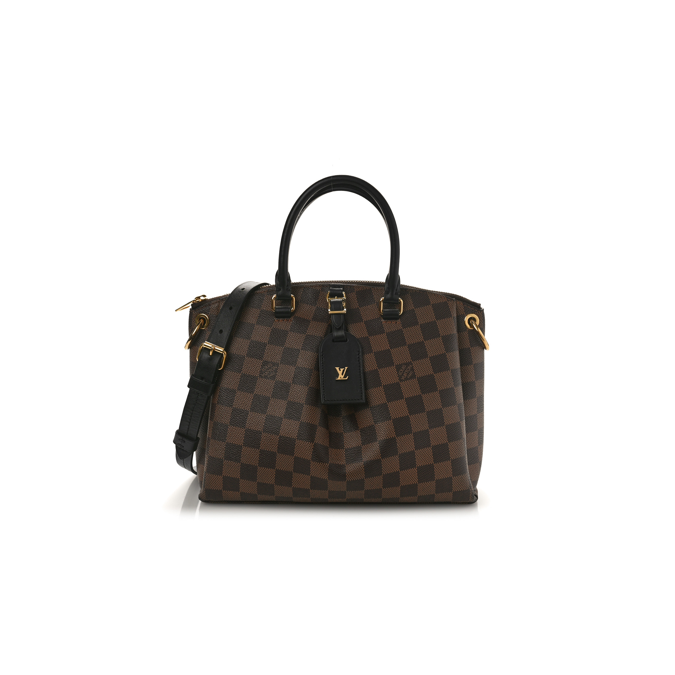 LOUIS VUITTON DAMIER EBENE ODEON TOTE PM BLACK N45283 (31.5*28*16cm)